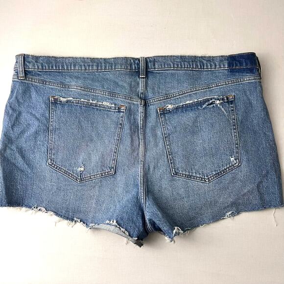 Abercrombie & Fitch The Mom Short High Rise Shorts Size 22 Beachy Vacation - Picture 2 of 13